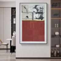 Art mural abstrait 3D, nouvelle tendance, art moderne, peinture décorative, peintures murales abstraites