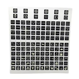 120 pegatinas luminosas para interruptores de panel, calcomanías para interruptores de coche, barco y automóvil - Product Image 2