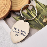 Porte-clés personnalisé avec logo, porte-clés en métal imprimé en 3D, badge, porte-clés émaillé, fournisseur de quincaillerie pour porte-clés