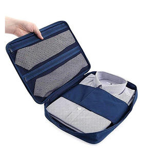 Customized Small Nylon Travel Garment Storage Case with Zippers for Shirts Ties Suits Business <b>Trip</b> Organizer - Product Image 1