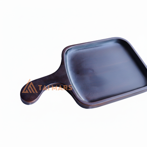 Planche à découper en bois massif avec poignée pour steak de viande vente en gros - Product Image 1