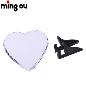 Cadre <span class=keywords><strong>photo</strong></span> sublimation en forme de cœur, cadre de <span class=keywords><strong>pierre</strong></span> vierge, pour bricolage - Product Image 3