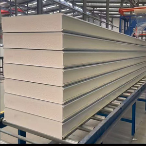 Steel 45mm/65mm Fireproof Insulated PU Core Aluminum <strong>Sandwich</strong> <strong>Panel</strong> CE Certified Eco-Friendly <strong>Roofing</strong> Exterior Cold Room <strong>Panels</strong> - Product Image 2