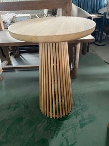 <span class=keywords><strong>Location</strong></span> de table ronde de mariage en bois d'orme massif - Product Image 3