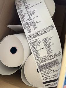 Cuộn giấy nhiệt 57*40mm 57x50mm 2 cuộn giấy nhiệt 1/4x50 cho máy POS Giấy nhiệt 50x38mm cho đến khi cuộn - Product Image 2