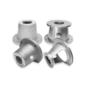Bride de couvercle de pompe de <span class=keywords><strong>fonderie</strong></span> en aluminium personnalisée, boîtier de <span class=keywords><strong>cloche</strong></span> hydraulique en aluminium - Product Image 1