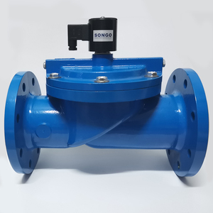 Válvula solenoide de agua de hierro fundido con diafragma de control magnético normalmente cerrada/abierta, con brida DN100 de 4 pulgadas, 12V 24V 110V 220V 240V - Product Image 4