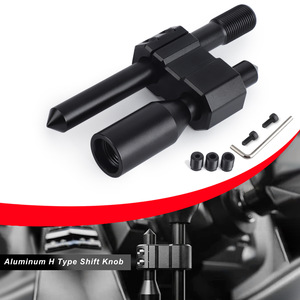 Aluminum H Type <b>Shift</b> <b>Knob</b> Universal Car Manual Transmission Adjustable Gear Lever Extension - Product Image 4