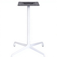 Pieds de table en alliage d'aluminium résistant à la rouille pour l'extérieur, pieds coniques en métal, supports de table en aluminium