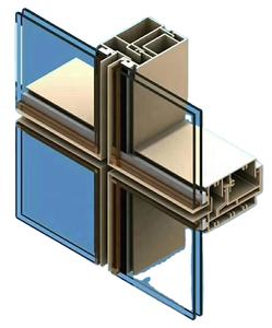 불산 중국 고품질 맞춤형 알루미늄 PVDF 커튼 월 및 액세서리 건물 외관 중국 제조 업체 - Product Image 1