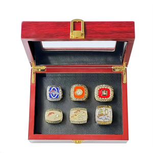 Anillo de Campeonato Denver <span class=keywords><strong>Mustang</strong></span>, Juego de 6 Piezas, Anillo de Campeones Personalizado, Anillo de Campeonato Personalizado, Joyería Masculina de Alta Calidad, Regalos - Product Image 2