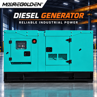 Generator Diesel Silent 30kW 37.5kVA Bertenaga CUMINS untuk Daya Cadangan Industri dengan Alternator Tipe Stanford