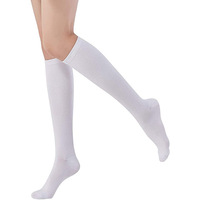 Vente en gros de chaussettes de compression élastiques de sport professionnel, bas de protection du mollet, bas de jambe imprimé, bas de manchette personnalisé