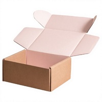 Boîte d'expédition et d'emballage personnalisée de luxe en carton ondulé vert menthe pour produits de soin de la peau haut de gamme