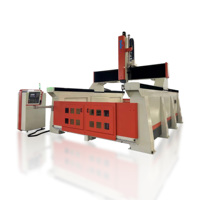 Haute Performance Pvc Mousse Eps Coupe CNC Routeur 5 Axes Styromousse Machine De Gravure pour Modèles D'avions En Bois