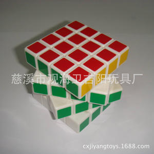 Cubo de Rubik 4x4 de 6 cm, de plástico ABS, para solucionar rápidamente, cubo mágico educativo para niños, paquete de 6 con caja expositora. - Product Image 4