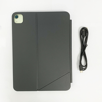 Casing Keyboard Scissor Switch Ukuran Penuh 10,9 inci untuk iPad Baru, Nirkabel, Magnetik, Pelindung, Dapat Dilepas, Lampu RGB Sentuh, Multi-sudut