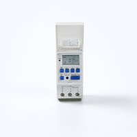 Timer Ukuran 2P THC15A/TP8A16 Saklar Kontrol 220V Saklar Pengatur Waktu Rumah Tangga Kontak Normal Terbuka Normal Tertutup 28ON/OFF