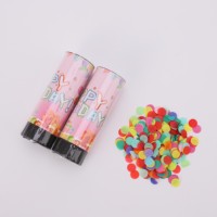 Fête Surprise Facile à Utiliser Canon à Confettis Biodégradable Party Poppers Fête de Mariage Salut Cannon Atmosphère