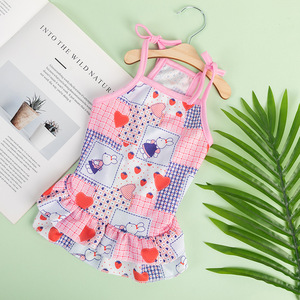 Wholesale Pet <strong>Clothes</strong> Summer Dog Slip Dress Cute Print Pattern <strong>for</strong> Small Dogs <strong>Cats</strong> - Product Image 5