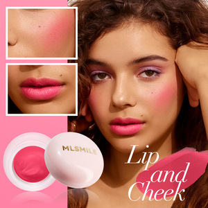 Crayon à lèvres Jelly <span class=keywords><strong>Blush</strong></span> Facile à appliquer Brillant à lèvres en satin mat brillant et mascara de couleur Produit à usage multiple - Product Image 5