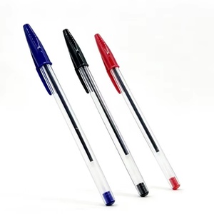 Bolígrafo de Plástico al por Mayor de 1.0 mm de Ancho con Tinta Negra/Azul/Roja, Diseño Clásico para Uso Promocional en Oficina y Escuela - Product Image 1