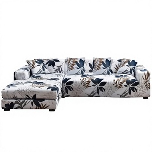 Sofa-Überzüge Ohne Armlehnen 3-Sitzer Leder-Couchbezüge für Wohnzimmer Kratzfest für Studio Geometrisch - Product Image 1