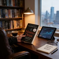Homo Deus : Une brève histoire de demain par Yuval Noah Harari. Philosophie futuriste intemporelle classique
