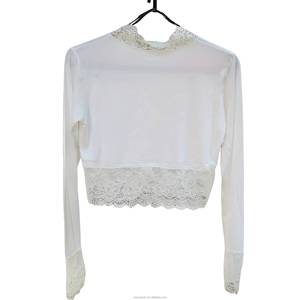 Camiseta modal ajustada de color liso para mujer, talla grande, con protección UV, personalizable, modelo 2026, en venta - Product Image 2