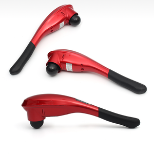 Martillo de masaje inalámbrico personal de salida de fabricante, masajeador corporal vibratorio de mano con seis cabezales de masaje - Product Image 3