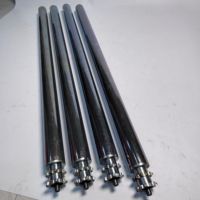 Galet de convoyeur non motorisé en acier inoxydable, axe de rouleau galvanisé pour convoyeur à bande, rouleau de déchargement