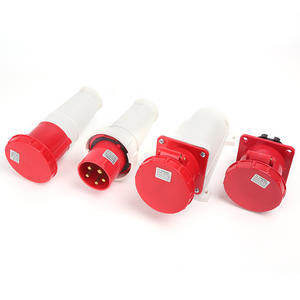 <span class=keywords><strong>Conector</strong></span> Industrial Aeroespacial, Enchufe de Aviación de 3 y 4 Núcleos, 5 Orificios, IP67, Impermeable, 32A, 16, Trifásico, <span class=keywords><strong>Macho</strong></span> y Hembra - Product Image 4