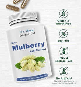 Sıcak satış toptan fiyat beyaz dut yaprağı kapsül doğal beyaz dut özü yaprak kapsül - Product Image 3