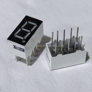 Trắng 0.36 inch 1 chữ số fnd 7 đoạn dẫn hiển thị anode bảy đoạn houkem 3611-bw - Product Image 3