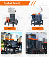 Langlebige leistungs stärkste beste industrielle zweite mobile Stahl Nass kupfer Metall Pille Eimer Schrott Brecher Maschine