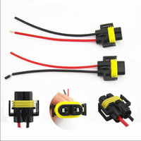 Universel H8 H9 H11 880 881 H27 adaptateur d'ampoule de phare de voiture Auto LED xénon lampe câblage adaptateur prises