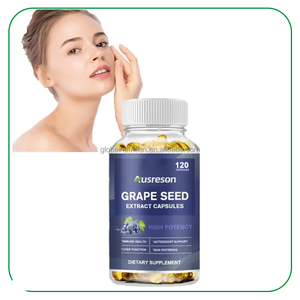 Ausreson Oem Druivenpitolie Extract <span class=keywords><strong>Softgel</strong></span> Capsule 500Mg Antioxidant Supplement Opc Druivenpitolie Softgels Capsules - Product Image 1