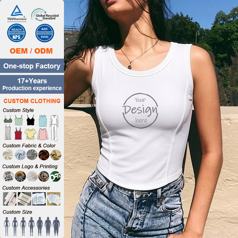 Women's Breathable Casual Tank Tops Spring Summer Slimming Top Fishbone Design Camisole Gym Coverage Knitted Factory Direct