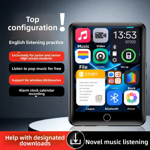 Lecteur MP3 portable à écran tactile 2026 <span class=keywords><strong>en</strong></span> promotion - Lecteur de musique MP4 avec haut-parleur intégré et batterie 300 mAh - Idéal pour lire des romans - Product Image 4
