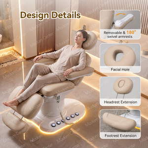Madamcenter Patent Design Beautician Cosmetic <strong>Beauty</strong> Medical <strong>Aesthetic</strong> Bed Electric Facial Esthetician Bed Wellness Waxing Bed - Product Image 5