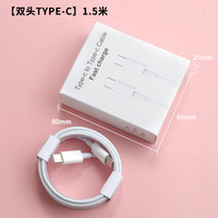 Kabel pengisi daya cepat untuk kamera dan komputer, 1M TPE USB tipe-c ke kabel tipe-c pengisian daya Cepat 3A