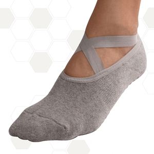 Chaussettes de yoga antidérapantes pour femmes avec coussin pour Pilates, Barre et usage domestique - Product Image 3
