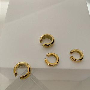 Fashion 316L Stainless Steel 14k 18k Pvd Gold Plated Fine <b>Cuff</b> <b>Earrings</b> Jewelry Non Piercing <b>Earrings</b> for Women - Product Image 4