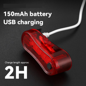 ไฟท้ายจักรยานยี่ห้อ Yueli แบบชาร์จ USB ไฟ LED ความสว่างสูง กันน้ำระดับ IPX4 ไฟเพื่อความปลอดภัยในการปั่นจักรยาน - Product Image 2