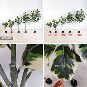 Large Potted Plant Artificial Gardening Fiddle-leaf Fig Artificial <b>Tree</b> Greenery for Wedding Home Shopping Mall Decor - Product Image 3