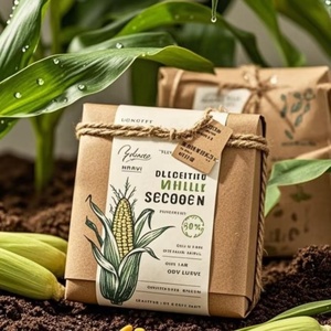Boîte d'emballage de produits de lavage cosmétiques écologiques avec logo personnalisé boîte d'emballage de barre de savon artisanal en papier kraft cadeau vente en gros - Product Image 4