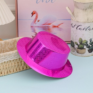 SOLPOP 2027 Artículos para Fiesta de Nochevieja, Sombreros de Papel con Brillantina, Sombrero Fedora Navideño para Fotos de Fiesta, Accesorios Familiares - Product Image 2