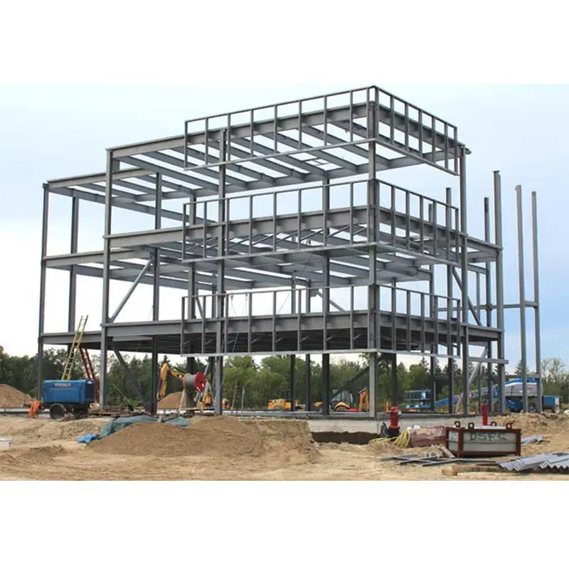 Fertighaus vorgefertigte Stahl konstruktion Werkstatt/Lager preis/leichte Stahl konstruktion zweistöckiges Gebäude