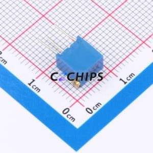 Resistencia Ajustable/Potenciómetro 3266X-501-LF, Componente de Orificio Pasante (THT)-3P, Resistencia de 6.8x4.7mm, 500 Ohm, 10%, 500mW, 250ppm ℃ - Product Image 2