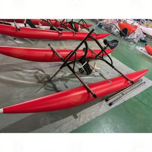 Vélo aquatique gonflable de haute qualité en PVC en forme de <span class=keywords><strong>banane</strong></span>, cadre et ponton flottants durables - Product Image 6